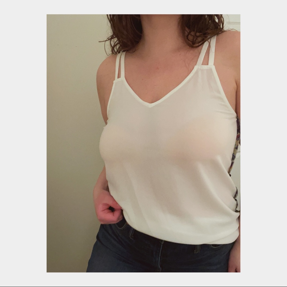 White and Black Tank